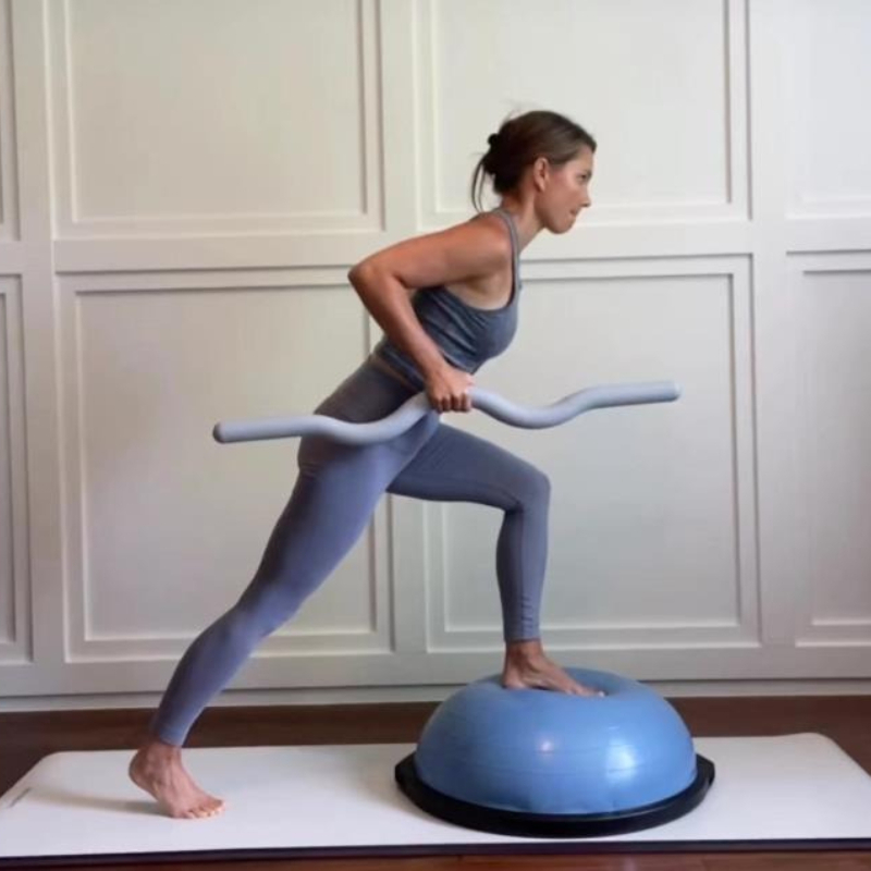 Pilates Yoga Home - Weighted Pilates Bar with Silicone Cover