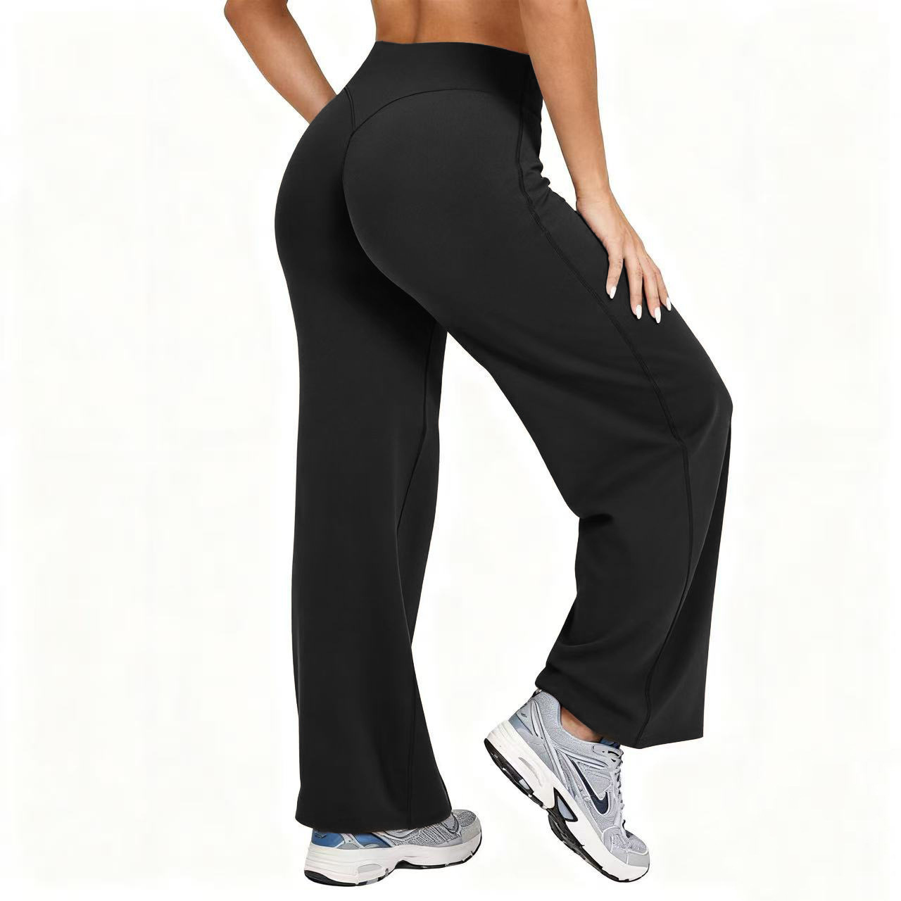 Pilates & Yoga En Talavera Raquel Díaz - Women Plus Size Yoga Wide-leg Pants