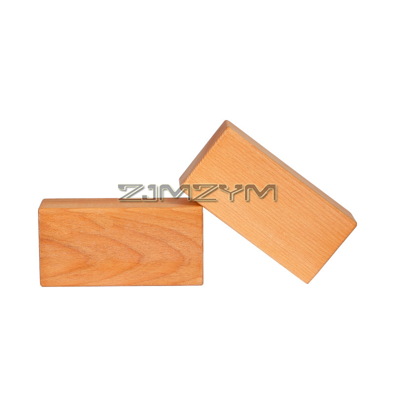 Natural Beech Wood Yoga Blocks - Yoga Block Cork review and price