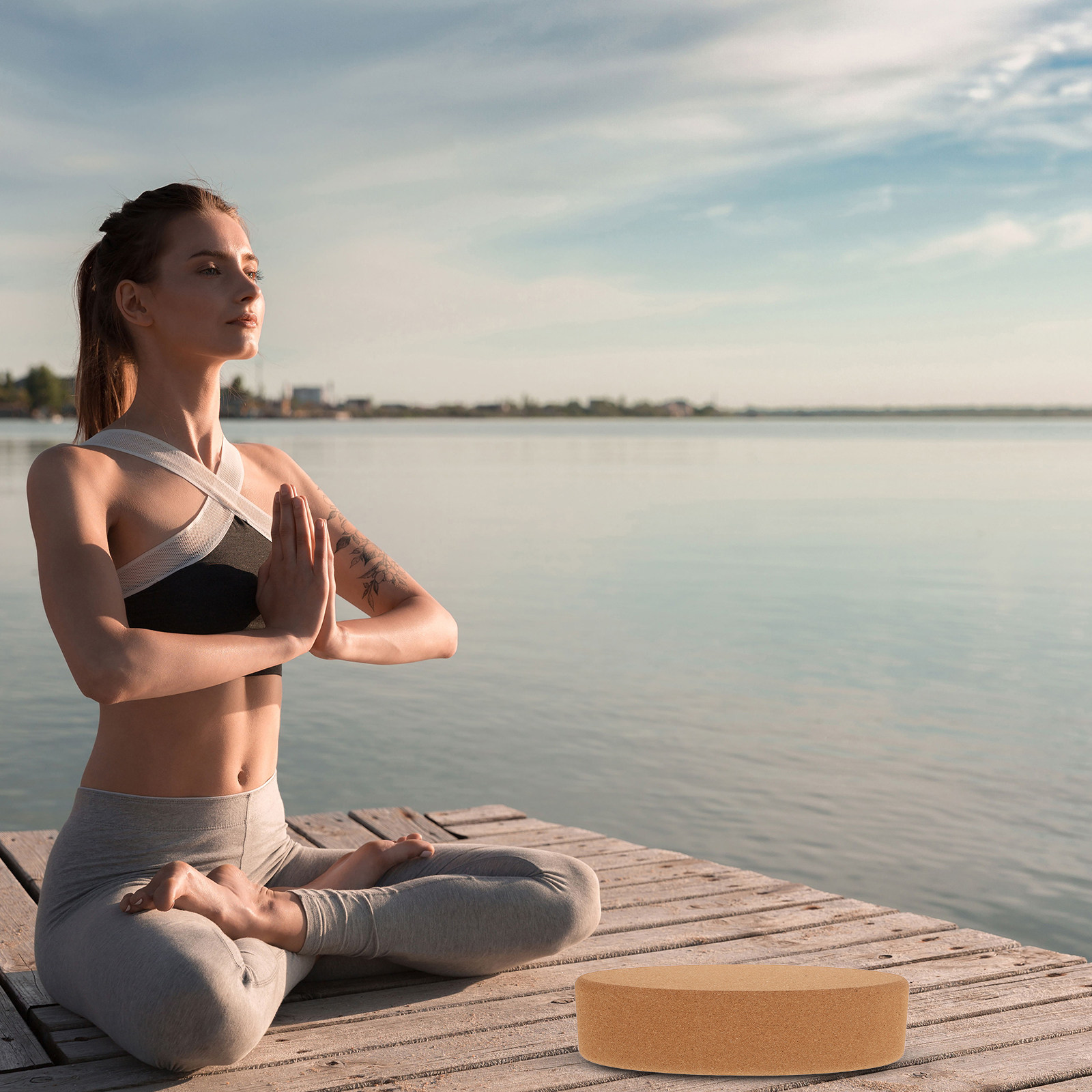 Oval Cork Yoga Block Premium D - Yoga Block Cork review and price