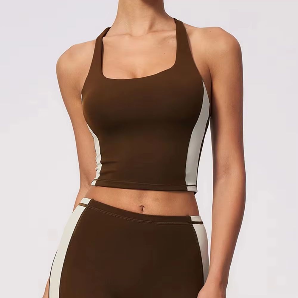 Women Halter Color Block Padde - Pilates Yoga Block review and price