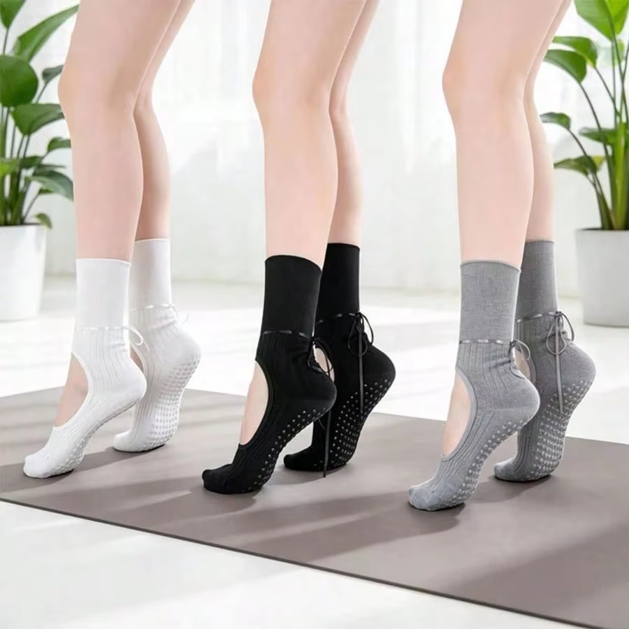 New Cotton Yoga Socks with Rub - Pilates Yoga Hose review and price