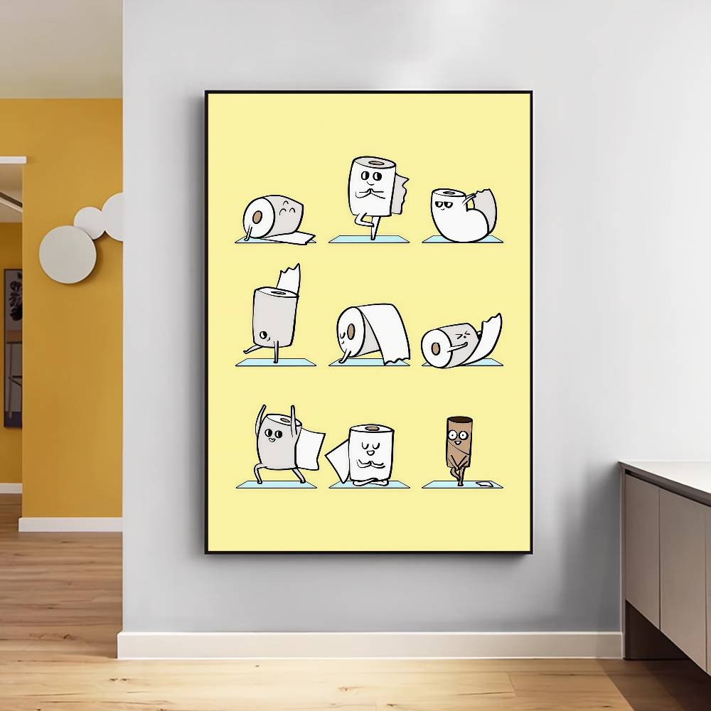 Toilet Paper Yoga Funny Quote  - Pilates Yoga Barre review and price