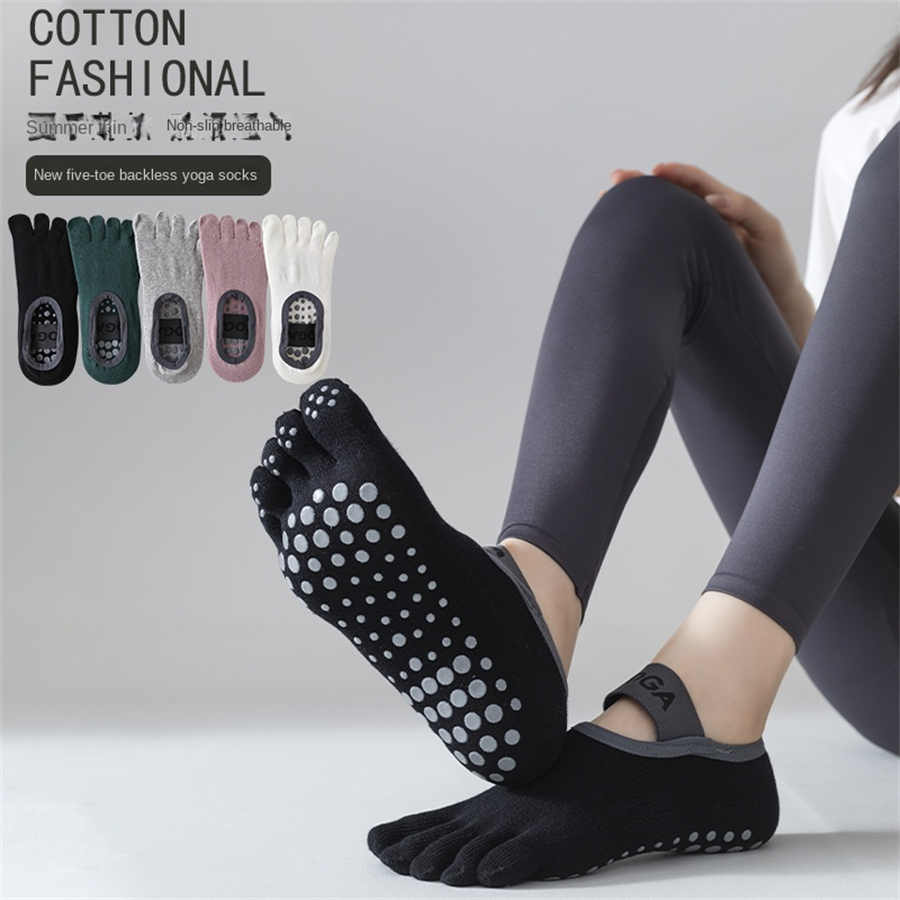 Anti-slip Pilates Socks with 5 - Pilates Yoga Barre review and price