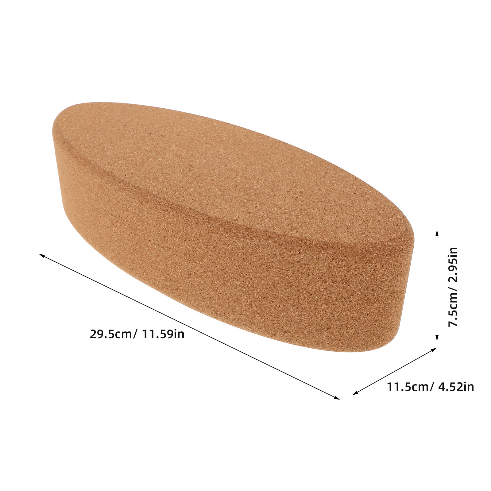 Oval Shaped Cork Yoga Block Su - Yoga Block Cork review and price