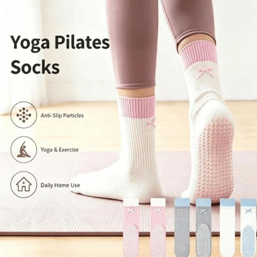 New Cotton Yoga Socks Non Slip - Pilates Yoga Y Barre review and price