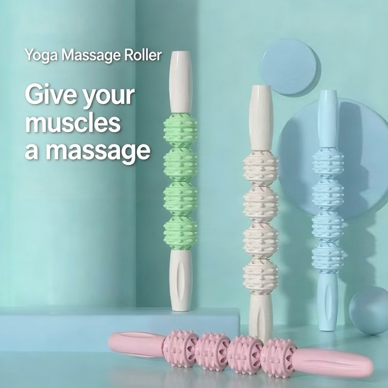 Yoga Massage Stick Wolf Tooth  - Pilates Yoga Bar review and price