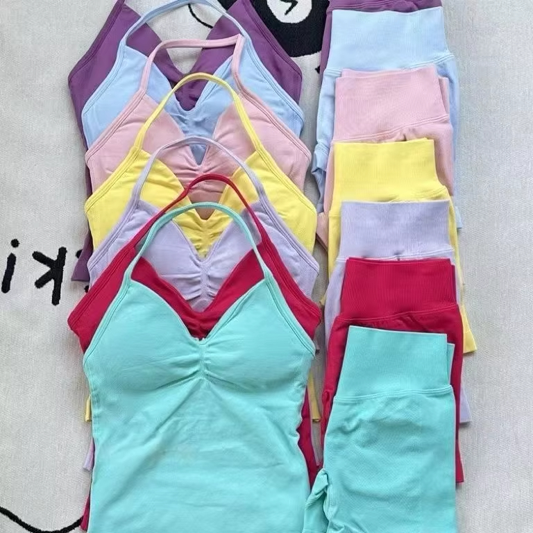 1-2 Pieces Gym Set Women Backl - Pilates Yoga Gear review and price