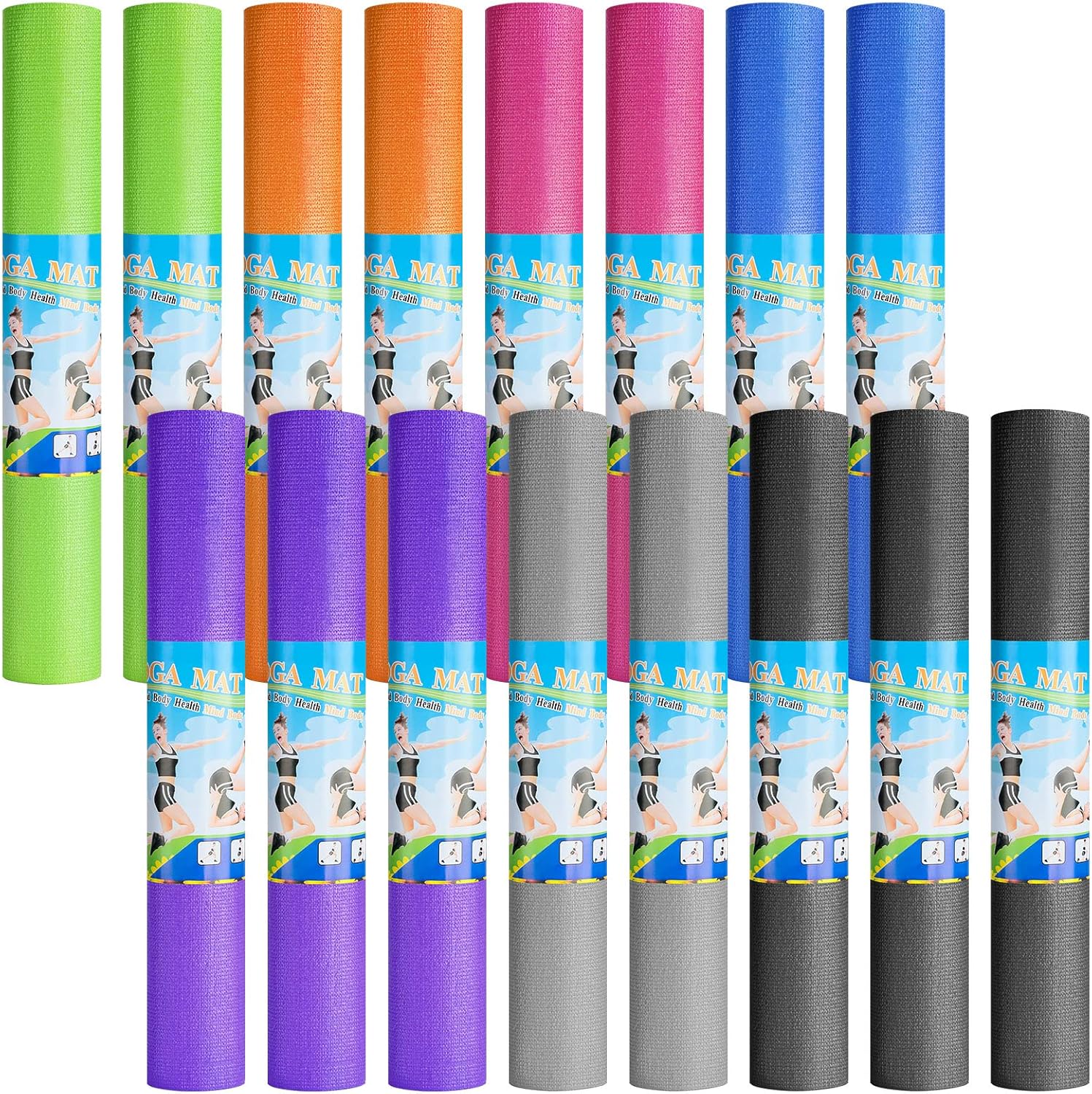 3 mm Thin Yoga Mats Lightweigh - Pilates Yoga Class review and price