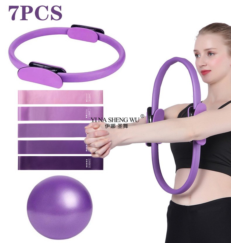 7Pcs Pilates Equipment For Hom - Pilates Yoga Ring review and price