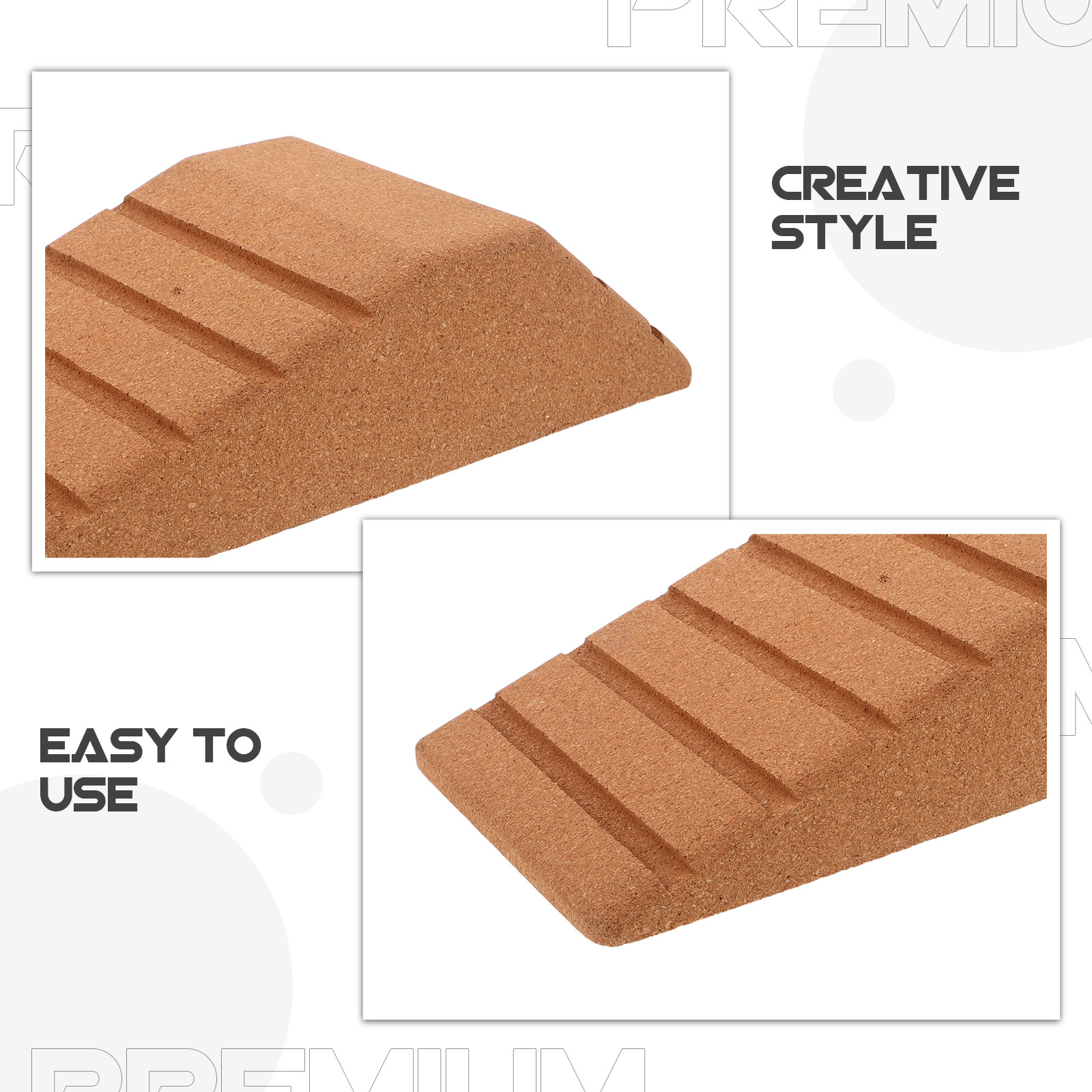 Cork Squat Trapezoid Yoga Bloc - Yoga Block Cork review and price