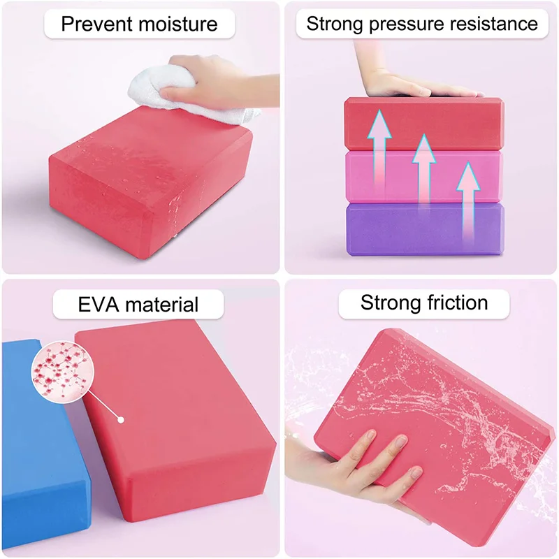 Yoga Building Blocks Cubes Pil - Pilates Yoga Block review and price